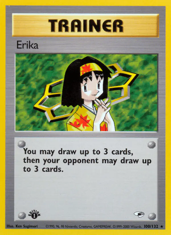 Carta Erika 100/132 de Gym Heroes