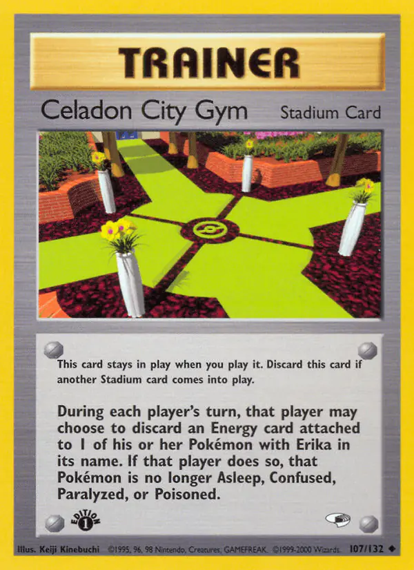 Carta Celadon City Gym 107/132 de Gym Heroes