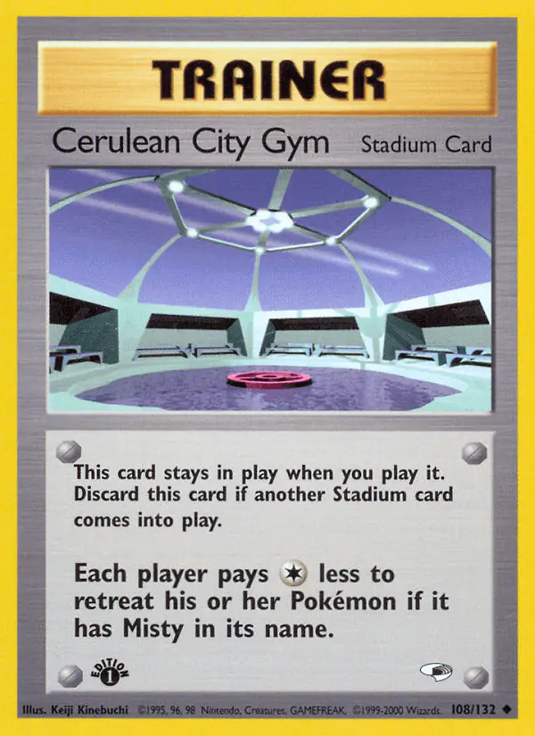 Carta Cerulean City Gym 108/132 de Gym Heroes