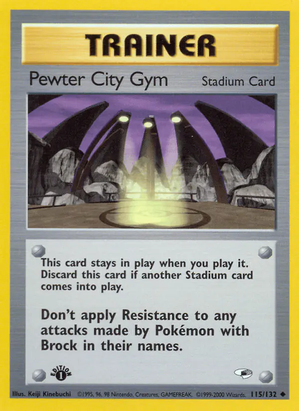 Carta Pewter City Gym 115/132 de Gym Heroes