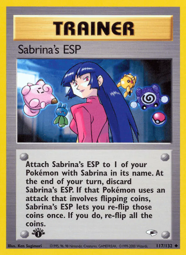 Carta Sabrina's ESP 117/132 de Gym Heroes