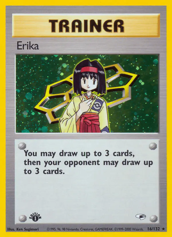 Carta Erika 16/132 de Gym Heroes