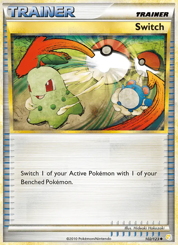 Carta Switch 102/123 de HeartGold SoulSilver