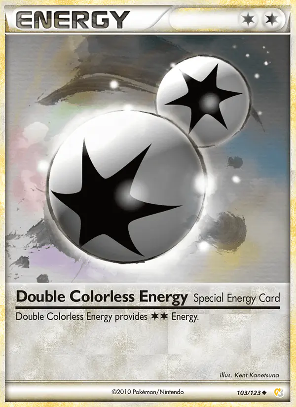 Carta Double Colorless Energy 103/123 de HeartGold SoulSilver