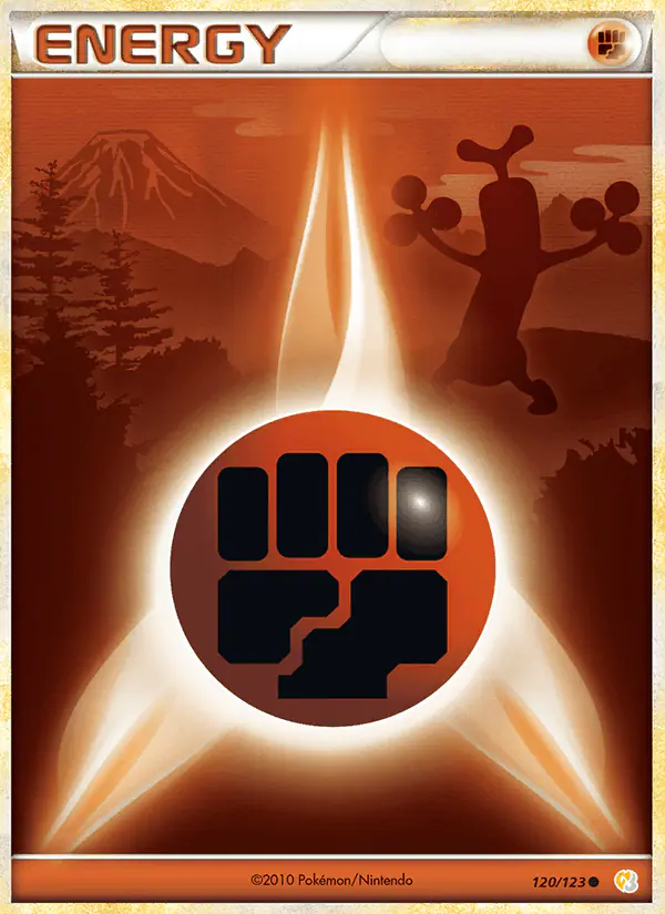 Carta Fighting Energy 120/123 de HeartGold SoulSilver
