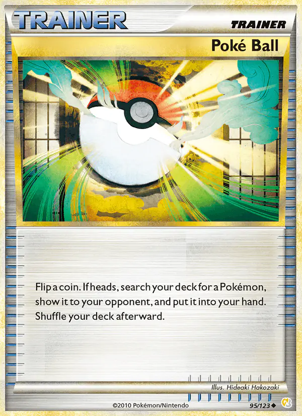 Carta Poké Ball 95/123 de HeartGold SoulSilver