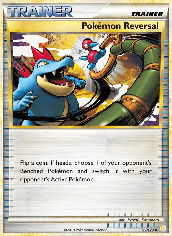 Carta Pokémon Reversal 99/123 de HeartGold SoulSilver