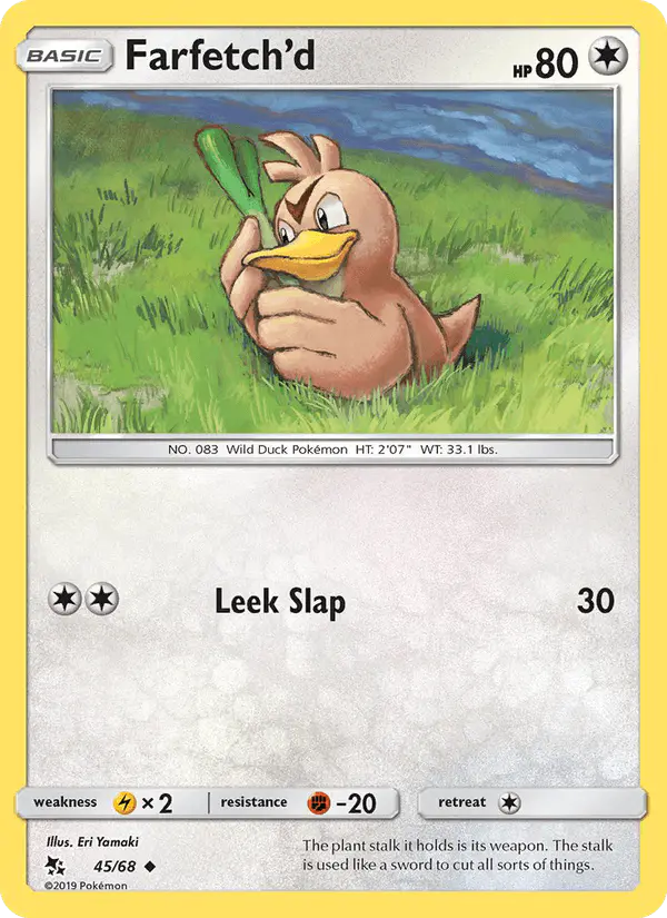 Carta Farfetch’d 45/68 de Hidden Fates