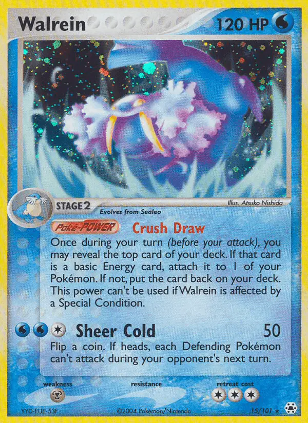 Carta Walrein 15/101 de Hidden Legends