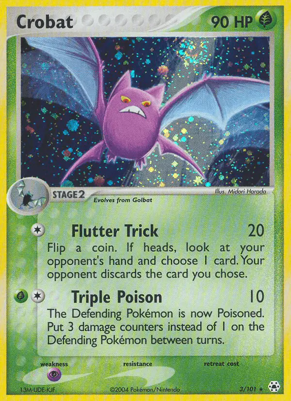 Carta Crobat 3/101 de Hidden Legends