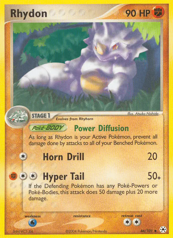 Carta Rhydon 46/101 de Hidden Legends