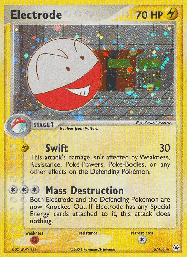 Carta Electrode 5/101 de Hidden Legends