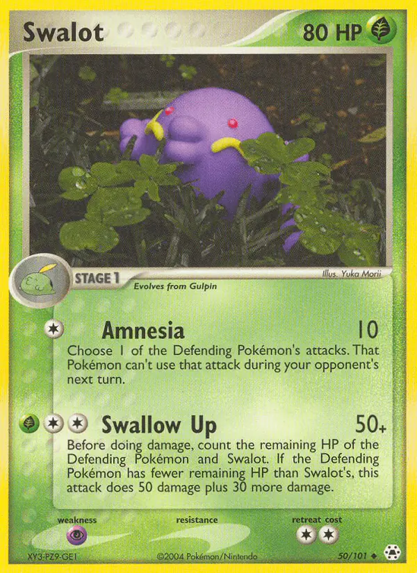 Carta Swalot 50/101 de Hidden Legends