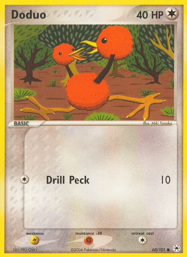 Carta Doduo 60/101 de Hidden Legends