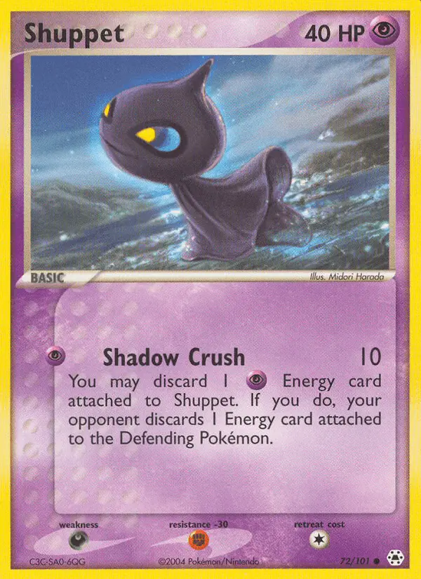 Carta Shuppet 72/101 de Hidden Legends