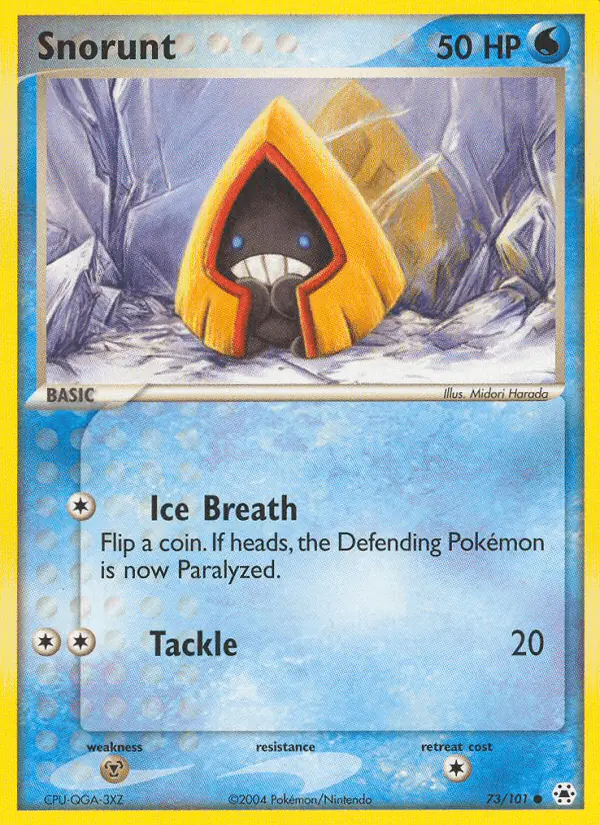Carta Snorunt 73/101 de Hidden Legends