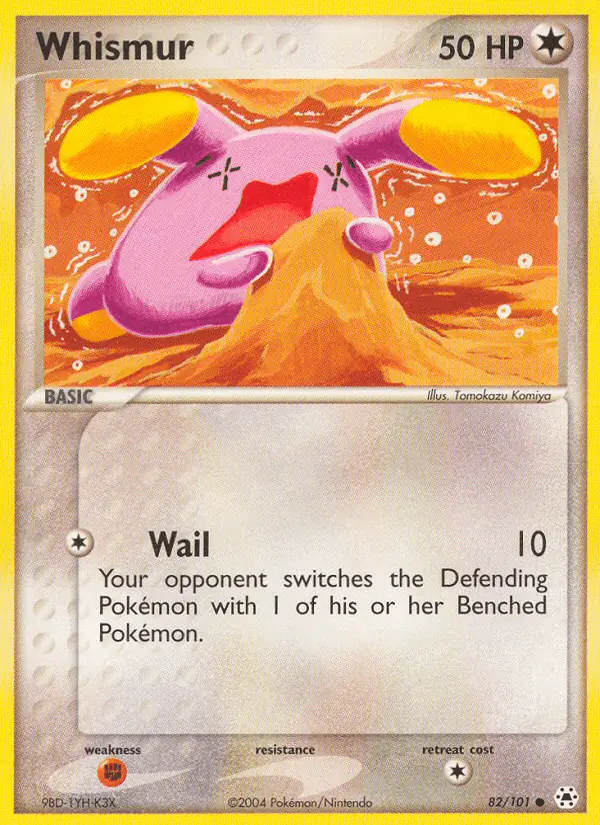 Carta Whismur 82/101 de Hidden Legends