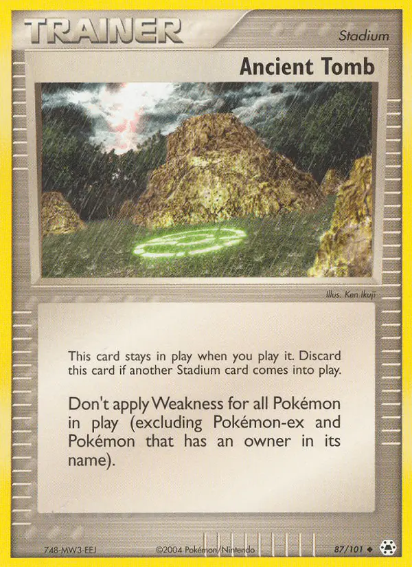 Carta Ancient Tomb 87/101 de Hidden Legends