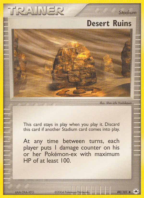 Carta Desert Ruins 88/101 de Hidden Legends