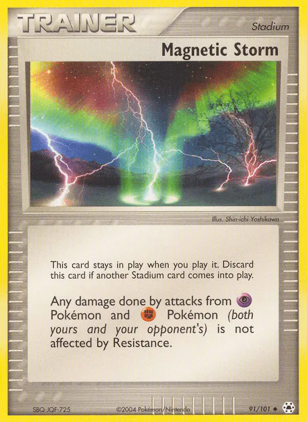 Carta Magnetic Storm 91/101 de Hidden Legends
