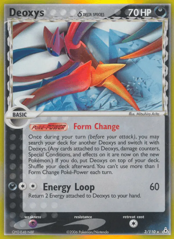 Carta Deoxys δ 3/110 de Holon Phantoms