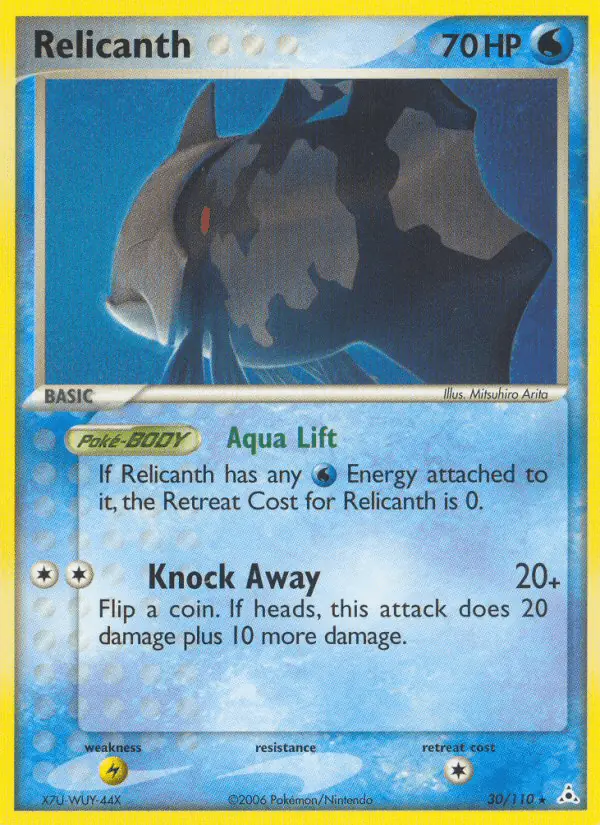Carta Relicanth 30/110 de Holon Phantoms