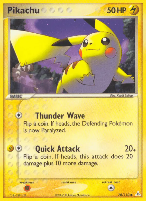 Carta Pikachu 78/110 de Holon Phantoms