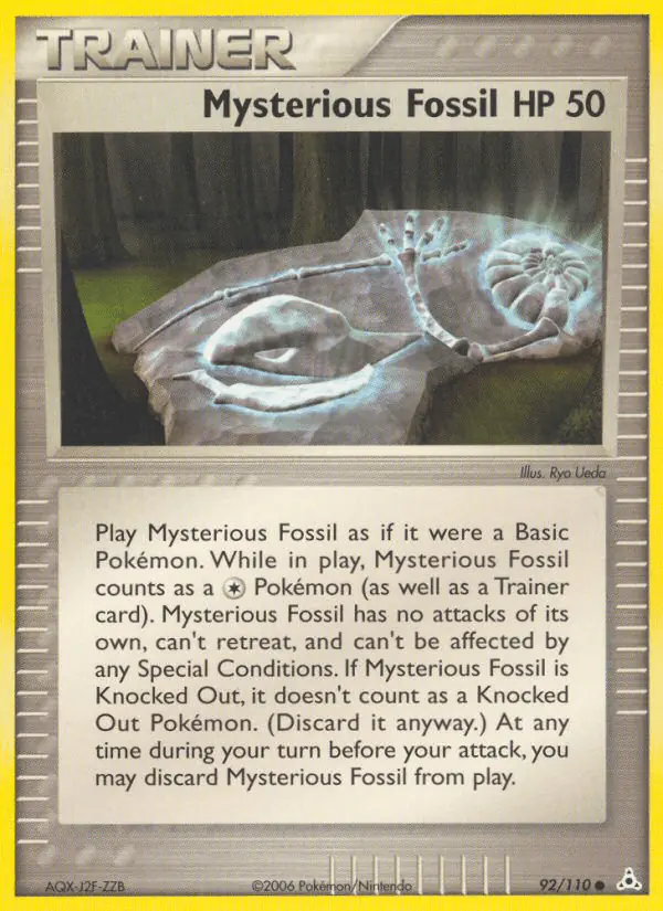 Carta Mysterious Fossil 92/110 de Holon Phantoms