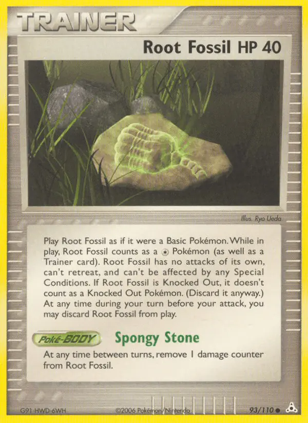 Carta Root Fossil 93/110 de Holon Phantoms