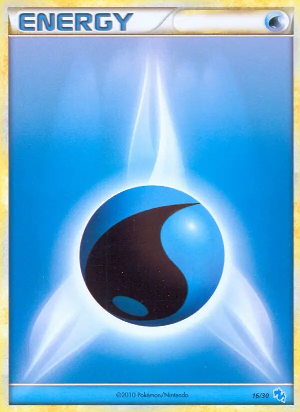 Carta Water Energy 16/30 de HS trainer Kit (Gyarados)
