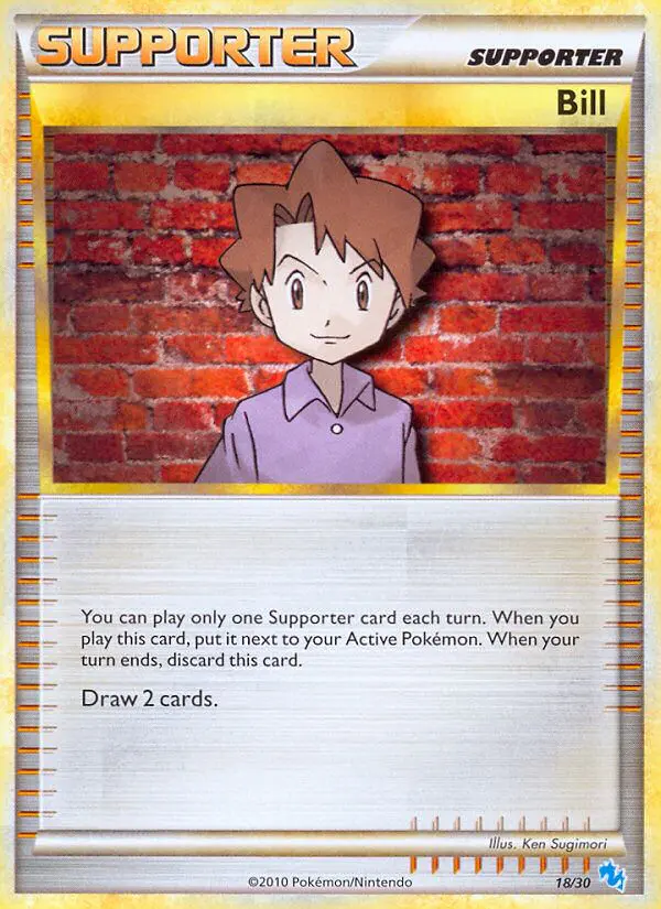 Carta Bill 18/30 de HS trainer Kit (Gyarados)