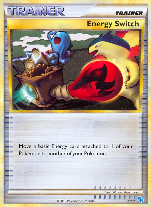 Carta Energy Switch 21/30 de HS trainer Kit (Gyarados)