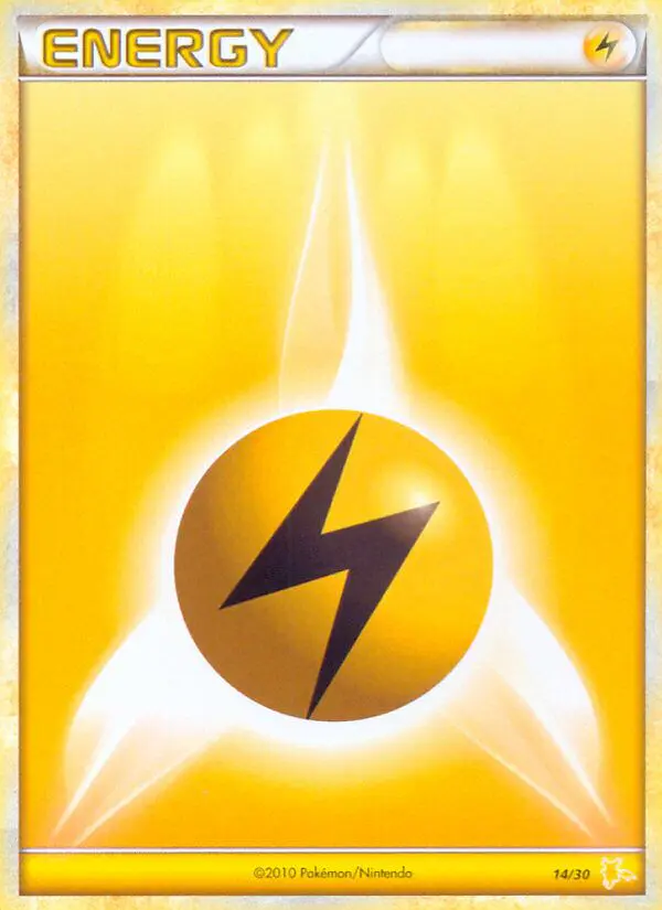 Carta Lightning Energy 14/30 de HS trainer Kit (Raichu)