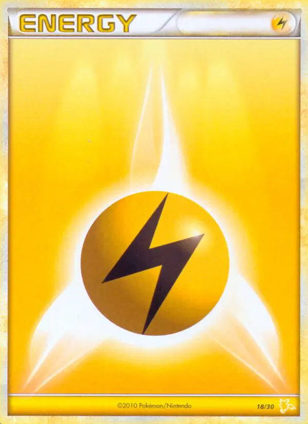 Carta Lightning Energy 18/30 de HS trainer Kit (Raichu)