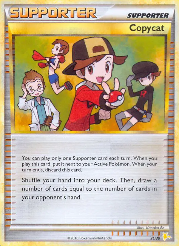 Carta Copycat 21/30 de HS trainer Kit (Raichu)