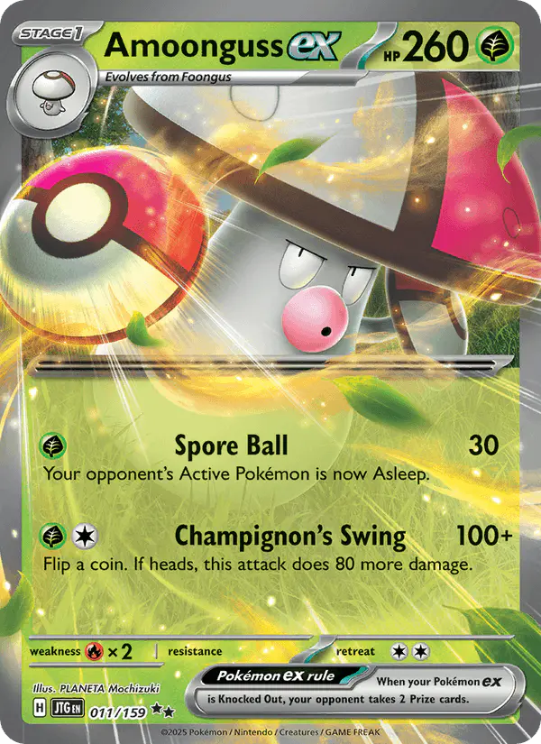 Carta Amoonguss ex 011/159 de Journey Together