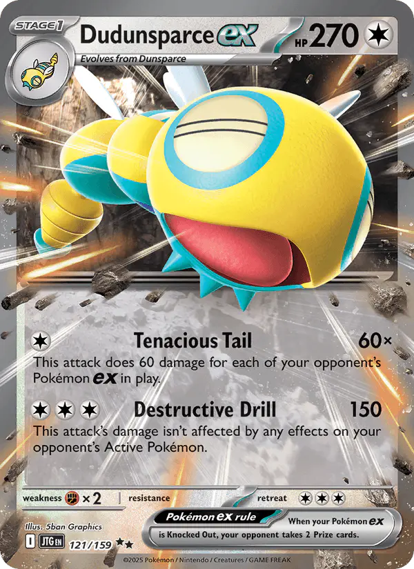 Carta Dudunsparce ex 121/159 de Journey Together