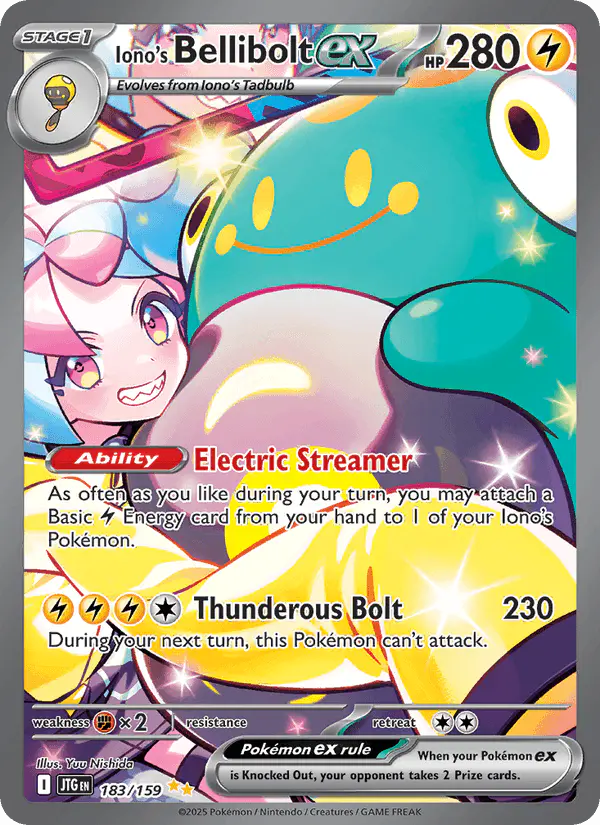 Carta Iono's Bellibolt ex 183/159 de Journey Together