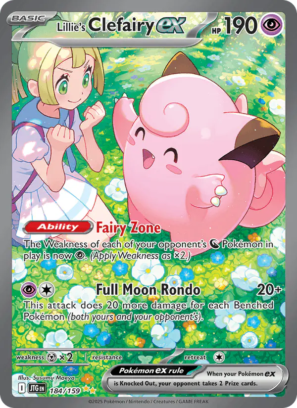 Carta Lillie's Clefairy ex 184/159 de Journey Together