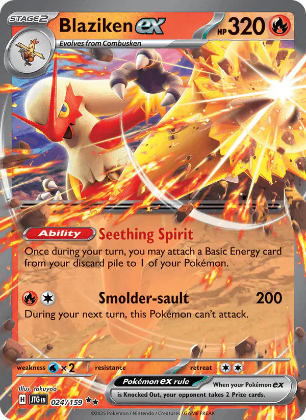 Carta Blaziken ex 024/159 de Journey Together