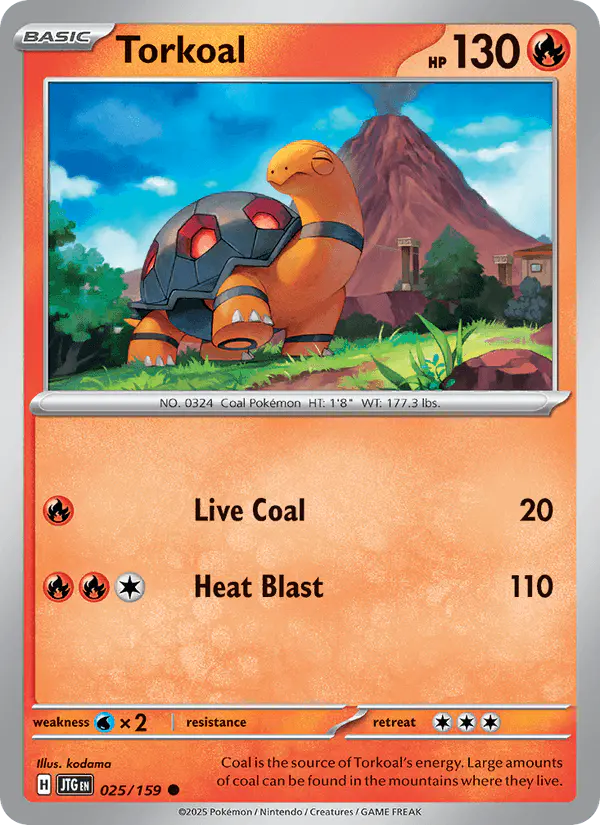 Carta Torkoal 025/159 de Journey Together