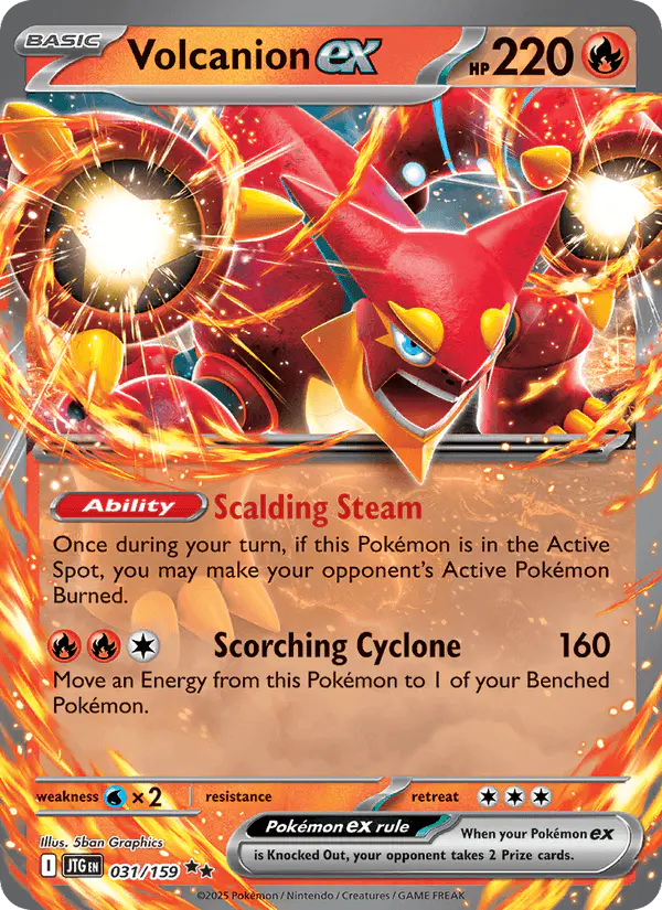 Carta Volcanion ex 031/159 de Journey Together