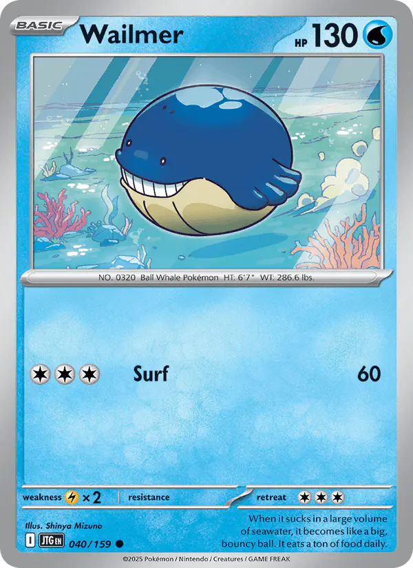 Carta Wailmer 040/159 de Journey Together