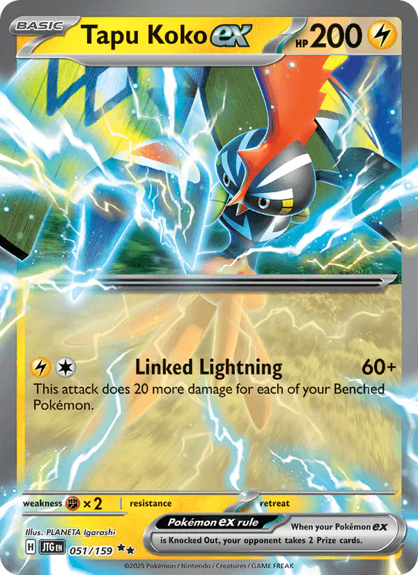Carta Tapu Koko ex 051/159 de Journey Together