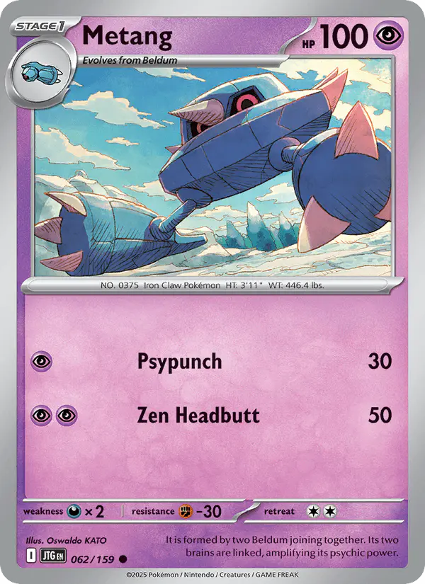Carta Metang 062/159 de Journey Together
