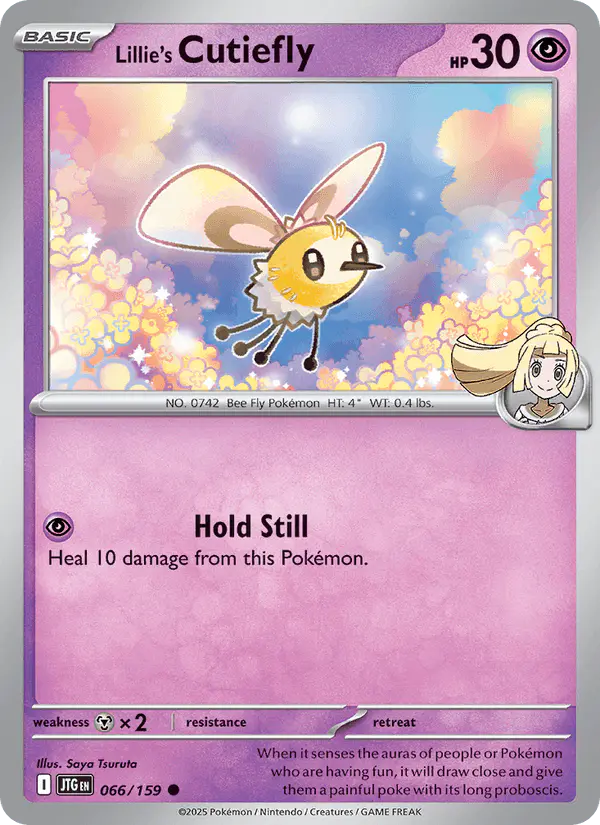 Carta Lillie's Cutiefly 066/159 de Journey Together