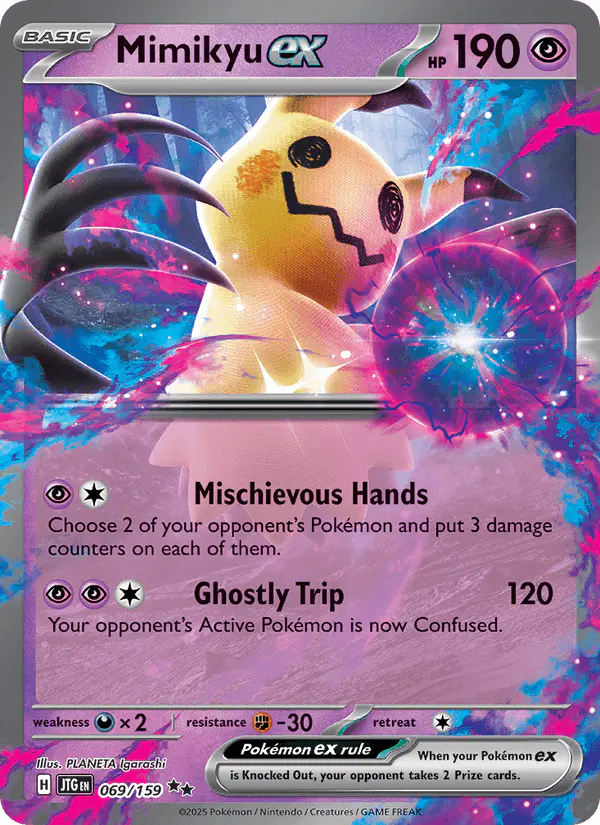 Carta Mimikyu ex 069/159 de Journey Together