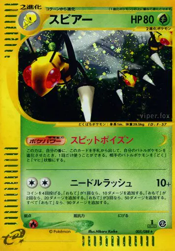 Carta beedrill 5/88 de 神秘なる山