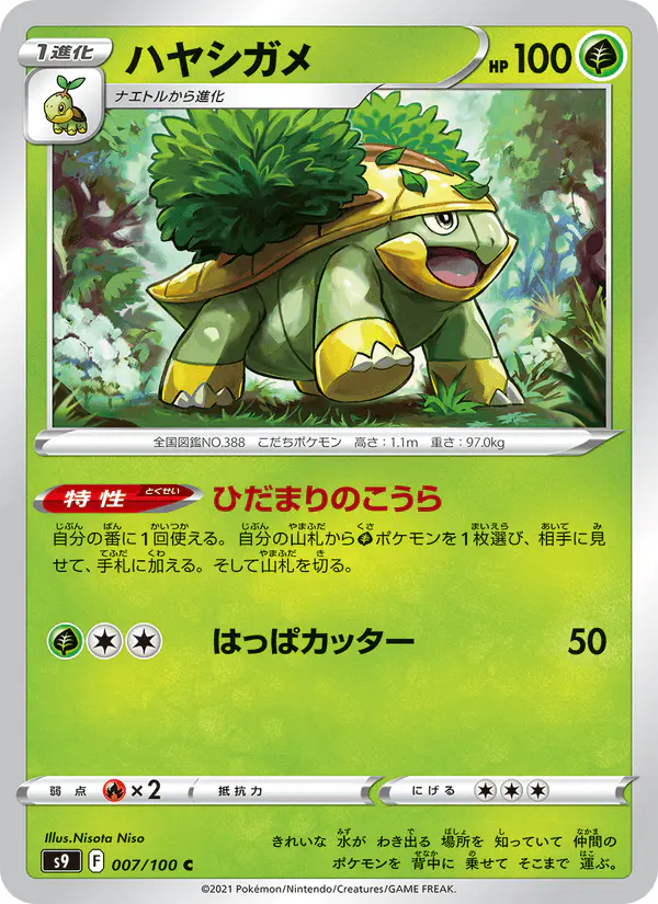 Carta ハヤシガメ 007/100 de スターバース