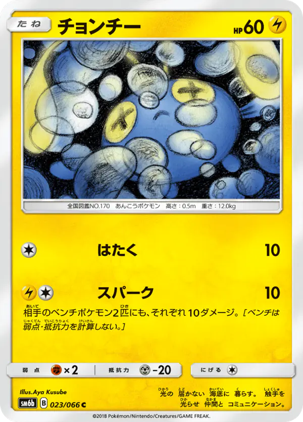 Carta チョンチー 023/066 de チャンピオンロード